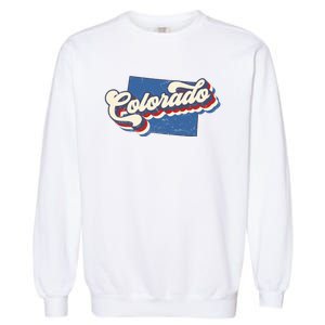 State Of Colorado Retro Logo Garment-Dyed Sweatshirt