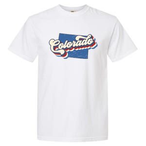 State Of Colorado Retro Logo Garment-Dyed Heavyweight T-Shirt