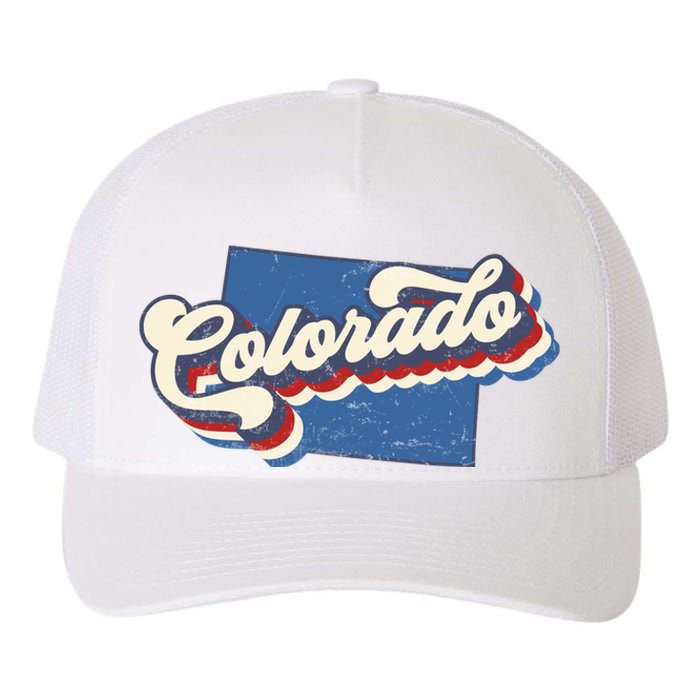 State Of Colorado Retro Logo Yupoong Adult 5-Panel Trucker Hat