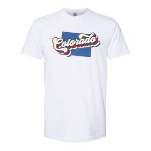 State Of Colorado Retro Logo Softstyle CVC T-Shirt