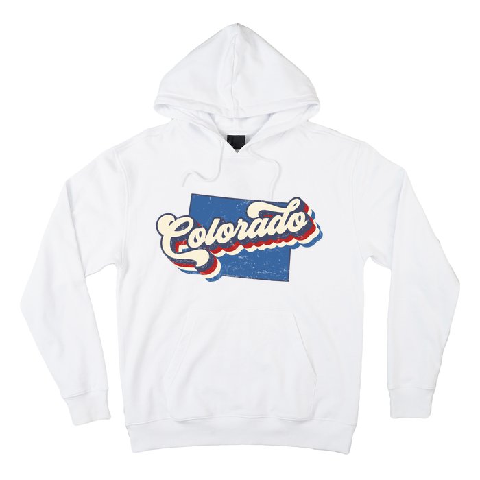 State Of Colorado Retro Logo Hoodie