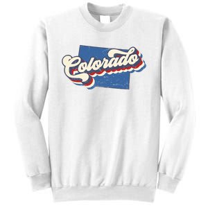 State Of Colorado Retro Logo Sweatshirt