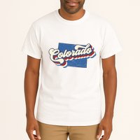 State Of Colorado Retro Logo Tall T-Shirt