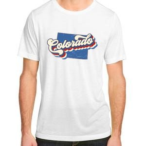 State Of Colorado Retro Logo Adult ChromaSoft Performance T-Shirt