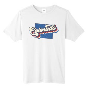 State Of Colorado Retro Logo Tall Fusion ChromaSoft Performance T-Shirt