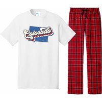 State Of Colorado Retro Logo Pajama Set