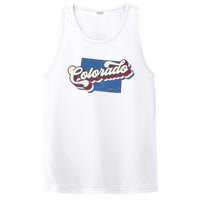 State Of Colorado Retro Logo PosiCharge Competitor Tank