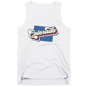 State Of Colorado Retro Logo Tank Top