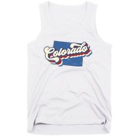 State Of Colorado Retro Logo Tank Top