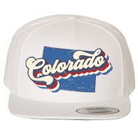 State Of Colorado Retro Logo Wool Snapback Cap