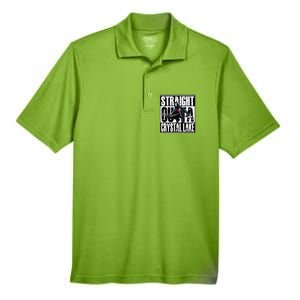 Straight Outta Crystal Lake Jason Voorhees Horror Halloween Men's Origin Performance Pique Polo