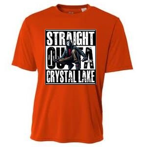 Straight Outta Crystal Lake Jason Voorhees Horror Halloween Cooling Performance Crew T-Shirt