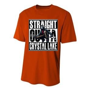 Straight Outta Crystal Lake Jason Voorhees Horror Halloween Performance Sprint T-Shirt