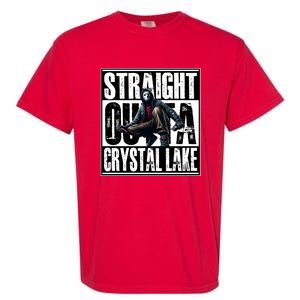 Straight Outta Crystal Lake Jason Voorhees Horror Halloween Garment-Dyed Heavyweight T-Shirt