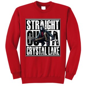 Straight Outta Crystal Lake Jason Voorhees Horror Halloween Sweatshirt