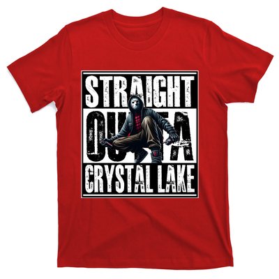 Straight Outta Crystal Lake Jason Voorhees Horror Halloween T-Shirt