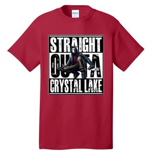 Straight Outta Crystal Lake Jason Voorhees Horror Halloween Tall T-Shirt