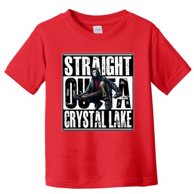 Straight Outta Crystal Lake Jason Voorhees Horror Halloween Toddler T-Shirt