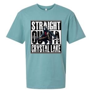 Straight Outta Crystal Lake Jason Voorhees Horror Halloween Sueded Cloud Jersey T-Shirt