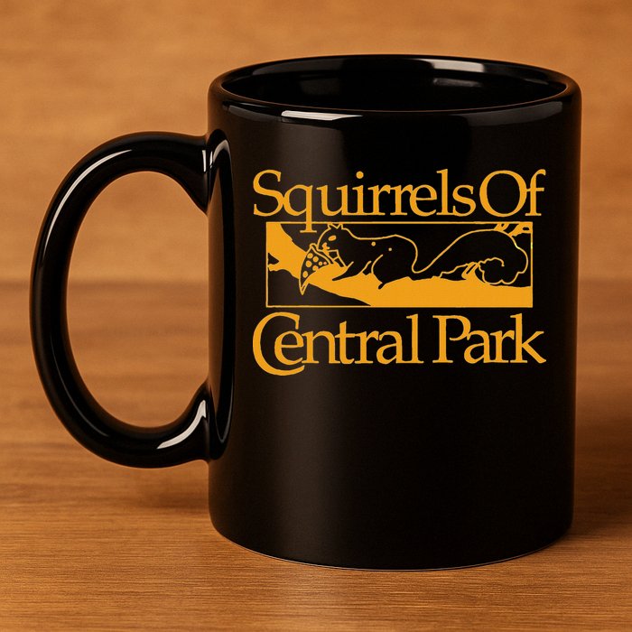Squirrels Of Central Park 11oz C Handle Ceramic Mug