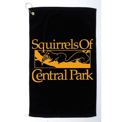 Squirrels Of Central Park Golf Towel