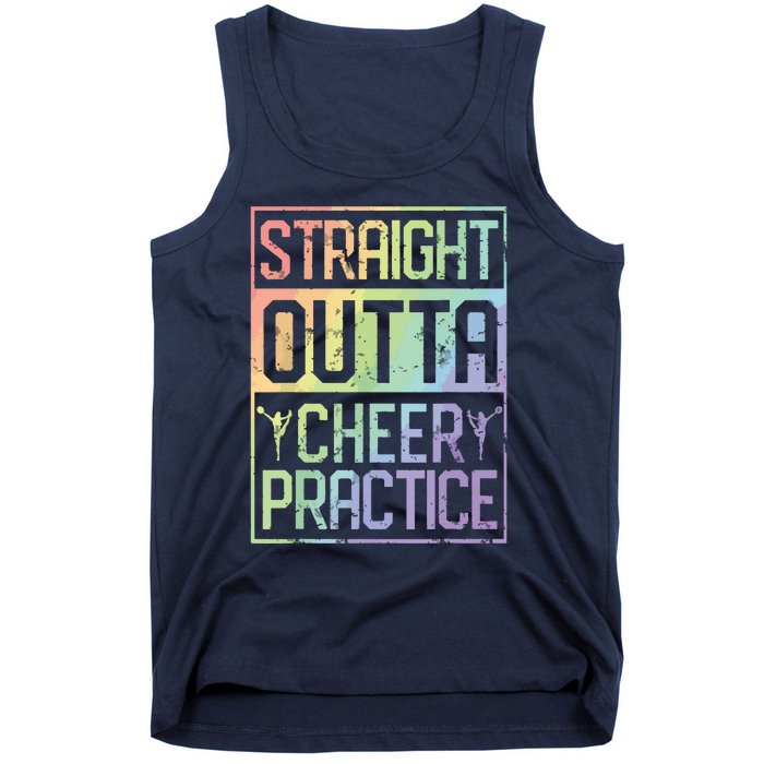 Straight Outta Cheer Practice Cheerleading Gift Tee Tank Top