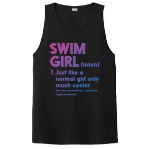 Swim Only Cooler Definition Swimmers Gift PosiCharge Competitor Tank