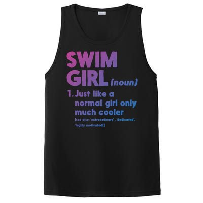 Swim Only Cooler Definition Swimmers Gift PosiCharge Competitor Tank