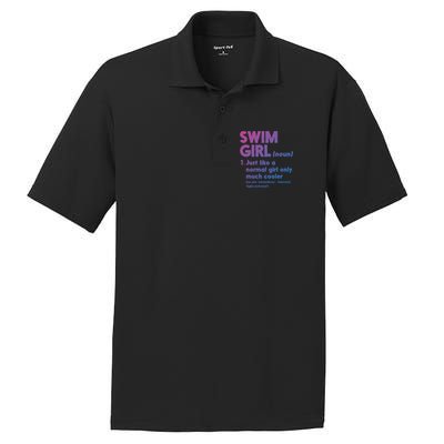 Swim Only Cooler Definition Swimmers Gift PosiCharge RacerMesh Polo