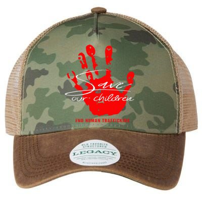 Save Our Children End Human Trafficking Legacy Tie Dye Trucker Hat