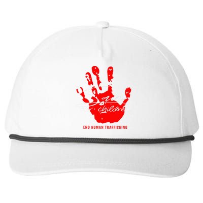 Save Our Children End Human Trafficking Snapback Five-Panel Rope Hat