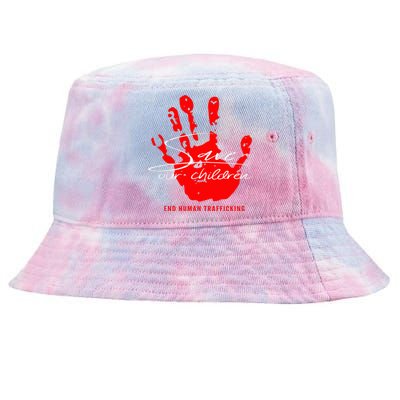 Save Our Children End Human Trafficking Tie-Dyed Bucket Hat