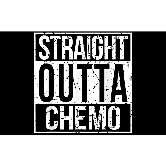 Straight Outta Chemo Battle Cancer Awareness Bumper Sticker