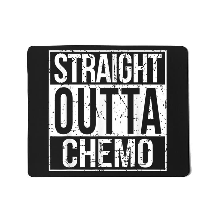 Straight Outta Chemo Battle Cancer Awareness Mousepad