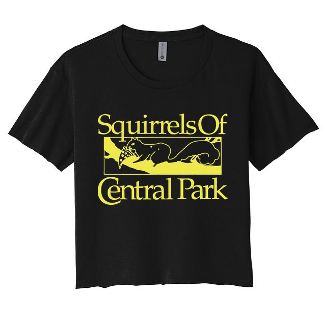Squirrels Of Central Park Women's Crop Top Tee