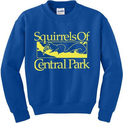 Squirrels Of Central Park Kids Sweatshirt