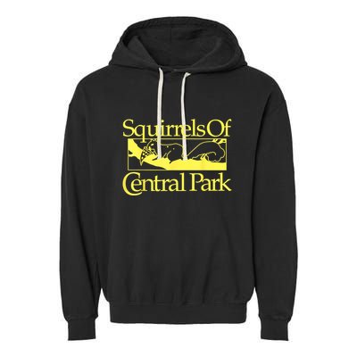 Squirrels Of Central Park Garment-Dyed Fleece Hoodie