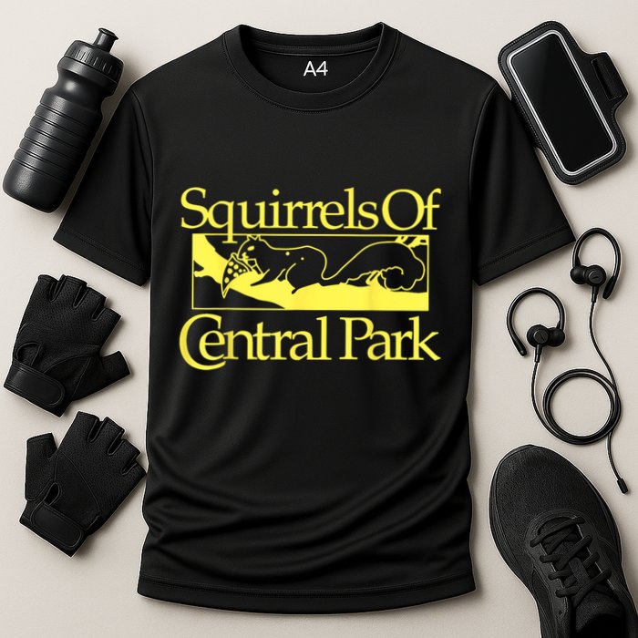 Squirrels Of Central Park Cooling Performance Crew T-Shirt