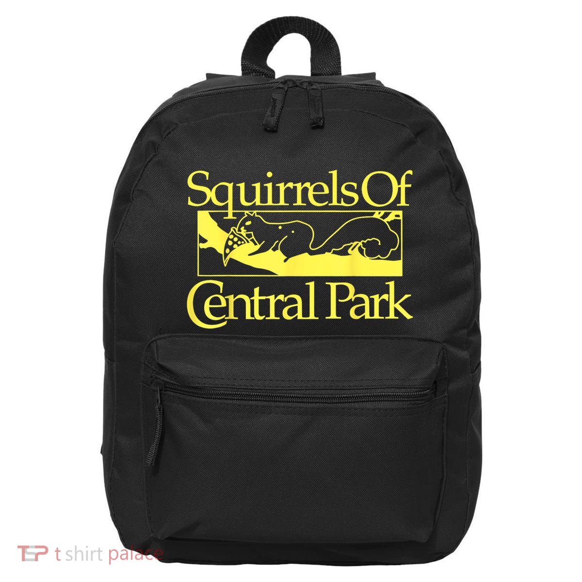 Squirrels Of Central Park 16 in Basic Backpack