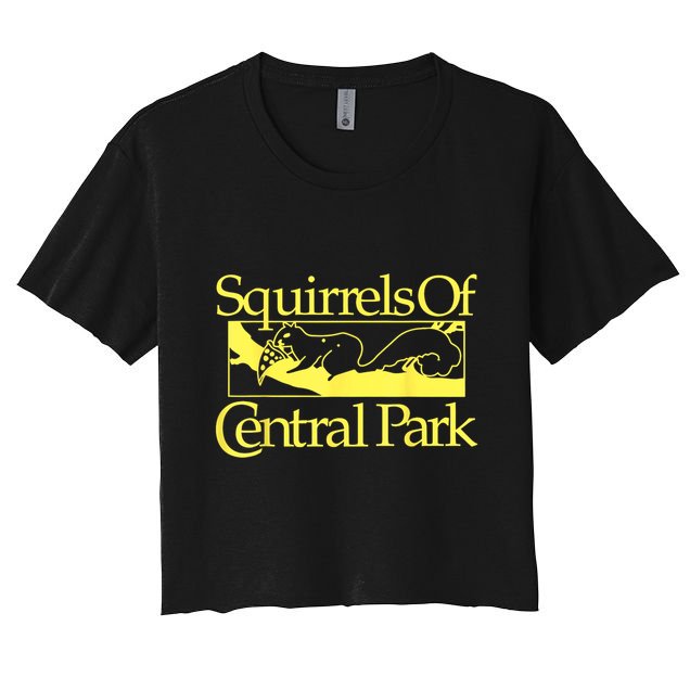Squirrels Of Central Park Women's Crop Top Tee
