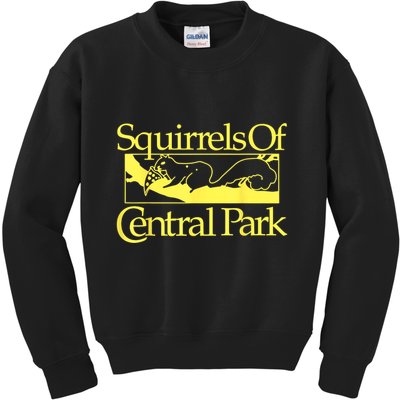 Squirrels Of Central Park Kids Sweatshirt