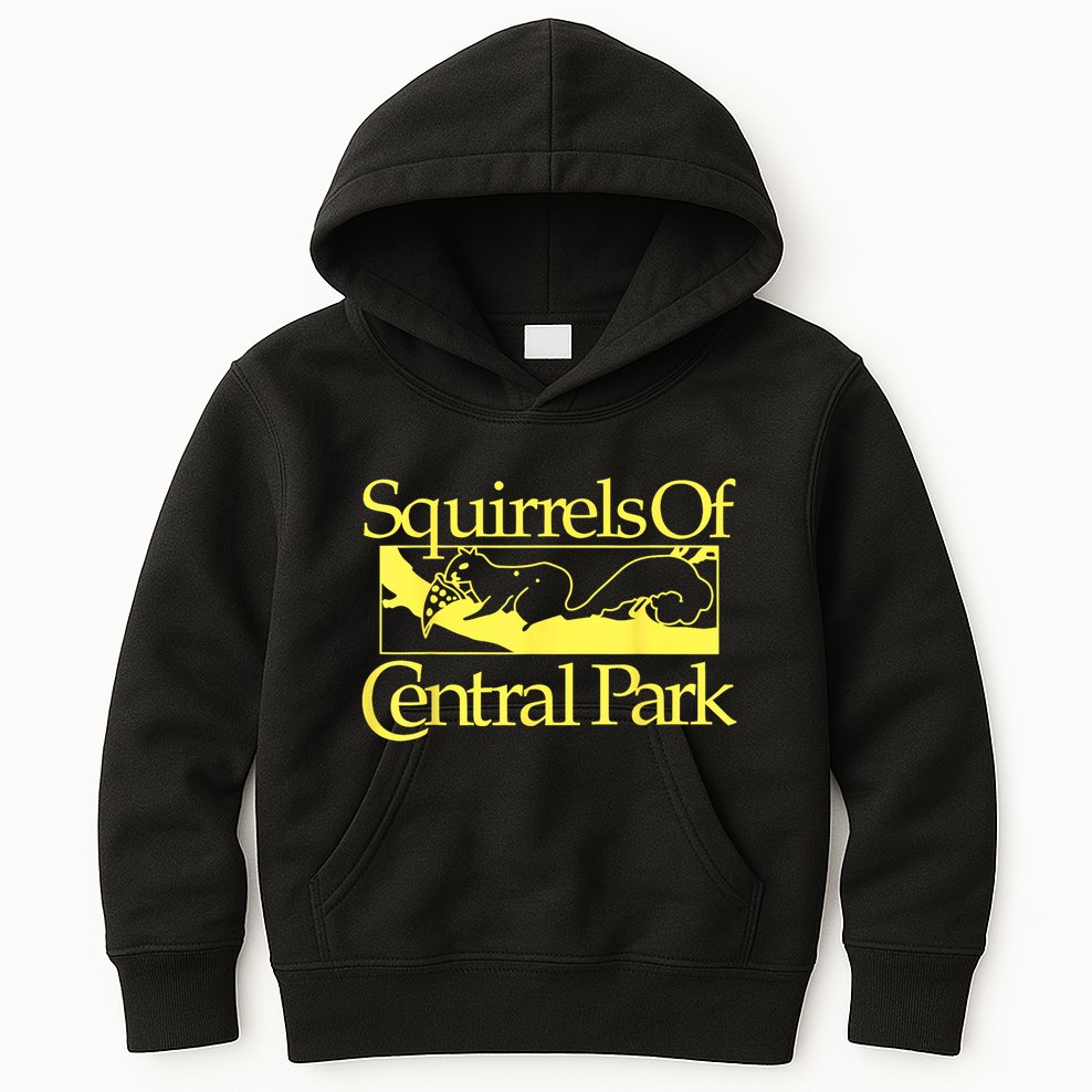 Squirrels Of Central Park Kids Hoodie