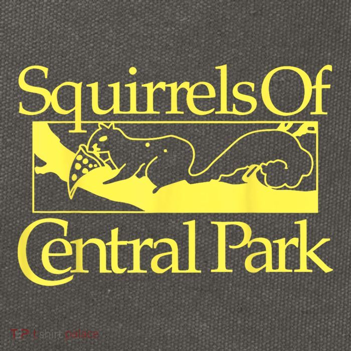Squirrels Of Central Park Cotton Canvas Backpack