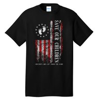 Save Our Children Are Gift From The Lord Freedom USA Flag Tall T-Shirt