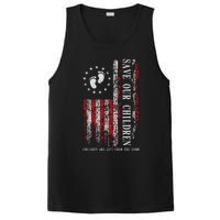 Save Our Children Are Gift From The Lord Freedom USA Flag PosiCharge Competitor Tank