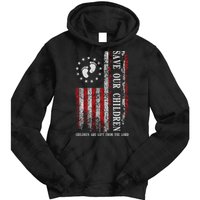 Save Our Children Are Gift From The Lord Freedom USA Flag Tie Dye Hoodie