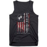 Save Our Children Are Gift From The Lord Freedom USA Flag Tank Top