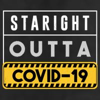 Straight Outta Covid 19 Adult Drive Performance Visor