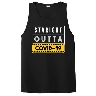 Straight Outta Covid 19 PosiCharge Competitor Tank