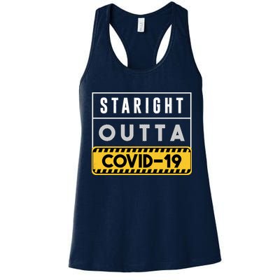 Straight Outta Covid 19 Womens Tank Top